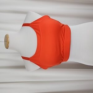 Fabletics Adele High Support Sports Bra Tangerine Size Medium